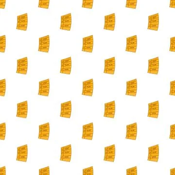 Idea, plan, work paper pattern, cartoon style Illustrazione stock