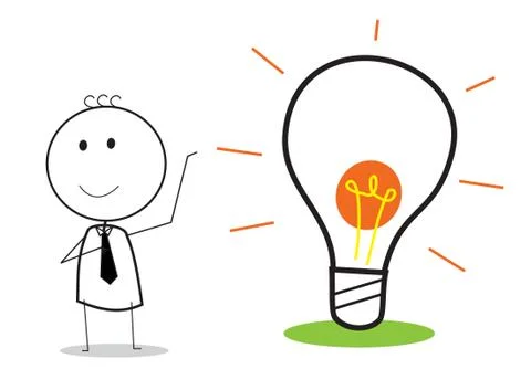 Idea presentation Stock Illustration