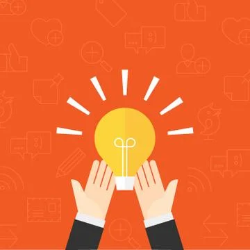 Idea presentation Stock Illustration