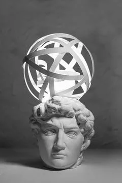 Idea of research of solution, brainstorming and thinking - abstract swirl of  Stock Photos