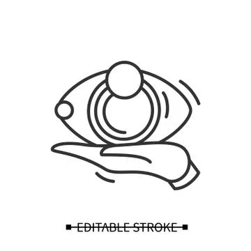 Idea review icon. Creative process Stock Illustration