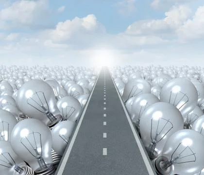 Idea Road Stock Illustration