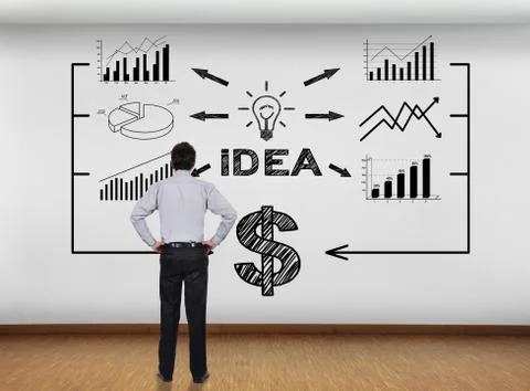 Idea scheme Stock Photos