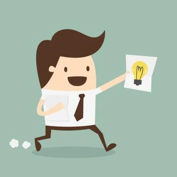 Idea seller Stock Illustration