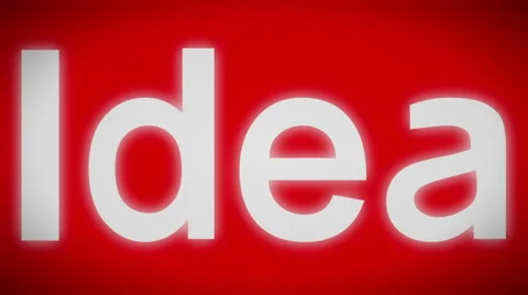 Idea sign. looping. Stock Footage 59984440