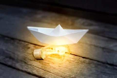 Idea of a single worker Stock Photos