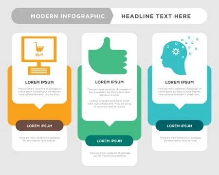 Idea, Like, Smartphone infographic Stock Illustration