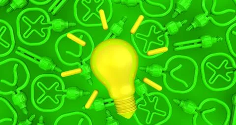 Idea, solution, thinking, innovation concept Stock Illustration