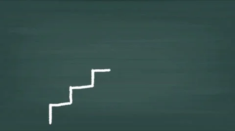 Idea stairs to light bulb motion Stock Footage 51090992
