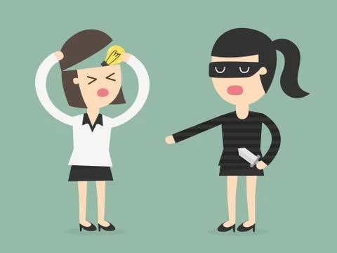 Idea Stealing Stockillustratie