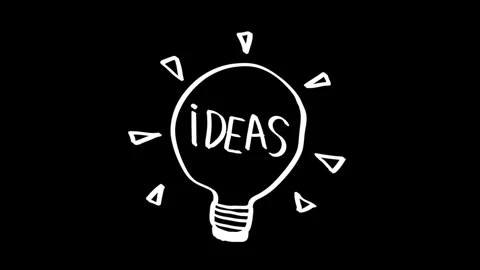 Idea sticker 8 1 Stock Footage 294743477