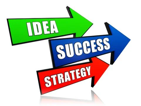Idea, success, strategy Stock Illustration