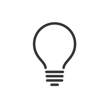 Idea symbol, vector linear icon イラスト素材