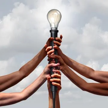 Idea Team Group Stock Illustration