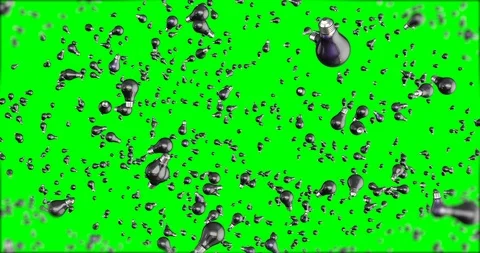 Idea text animation particles silver Video stock 106638776