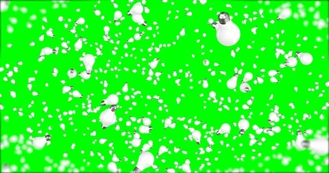 Idea text animation particles yellow Stock Footage 106637787