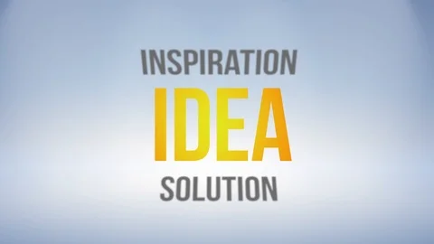 Idea - Typography Background Stock Footage 92921456