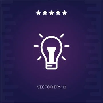 Idea vector icon Stock Illustration