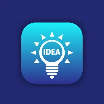 Idea vector icon Stock Illustration