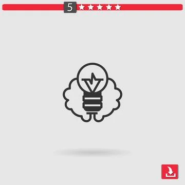Idea vector icon Stock Illustration