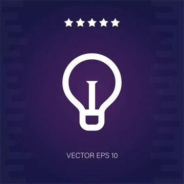 Idea vector icon Illustrazione stock