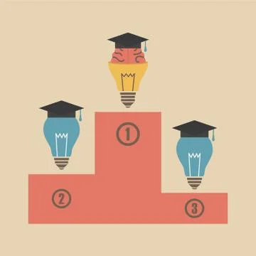 Idea winner Stock Illustration