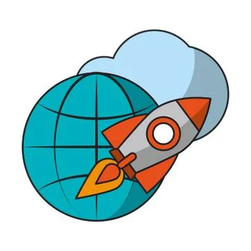 Idea working cartoon Stock Illustration