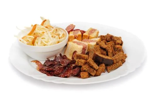 Ideal beer snack Stock Photos
