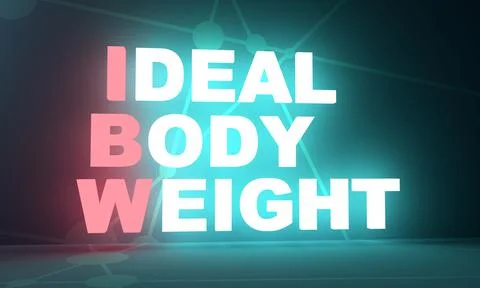 Ideal body weight Illustration