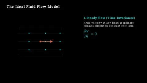 The ideal fluid flow model 스톡 동영상 335764448