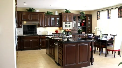 The Ideal Home Kitchen Stock Footage 809645