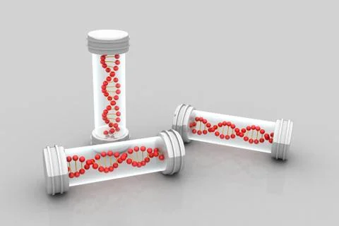 Ideal sample DNA Stock Illustration
