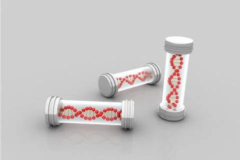 Ideal sample DNA Stock Illustration