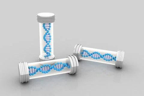 Ideal sample DNA Stock Illustration