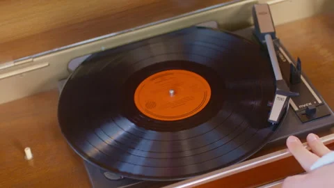 Ideal for themes of sound, retro tech, and relaxation. Stock Footage 306876155