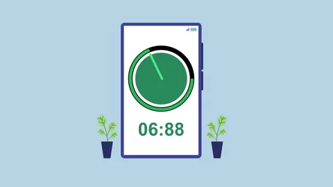 Ideal for time management, 5 second timer countdown 2d with Alpha Matte Stock Footage 335800935