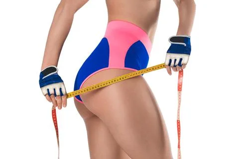 Ideal woman's butt and hips Stock Photos