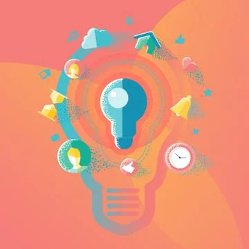 Ideas And Creative Concepts Stock Illustration