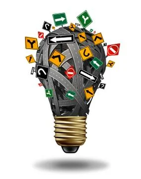 Ideas direction Stock Illustration
