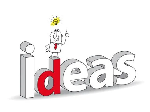 Ideas Illustrazione stock