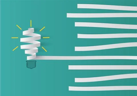 Ideas individuality Stock Illustration