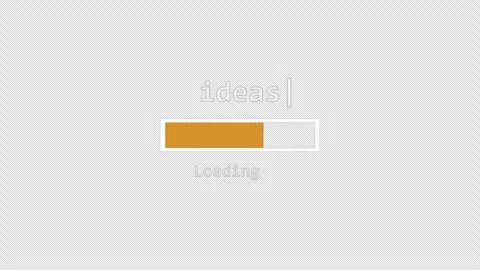 Ideas loading animation on transparent background with alpha channels Stock Footage 333674141