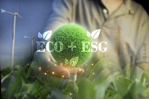 Ideas for reducing carbon dioxide emissions Turn to clean energy for a gree.. Stock Photos