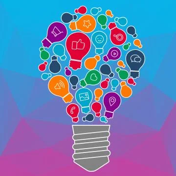 Ideas for techology Stock Illustration