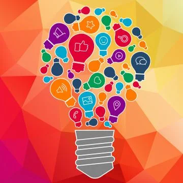 Ideas for techology Stock Illustration