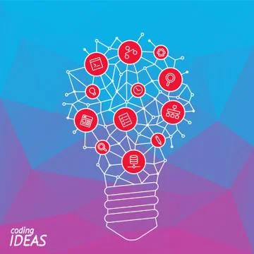 Ideas for techology Stock Illustration