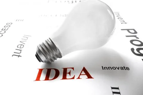 Ideas text Stock Photos
