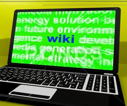 Ideas word on computer screen showing creativity Stock Illustration