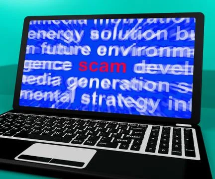 Ideas word on computer screen showing creativity 스톡 일러스트