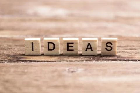 Ideas word Stock Photos